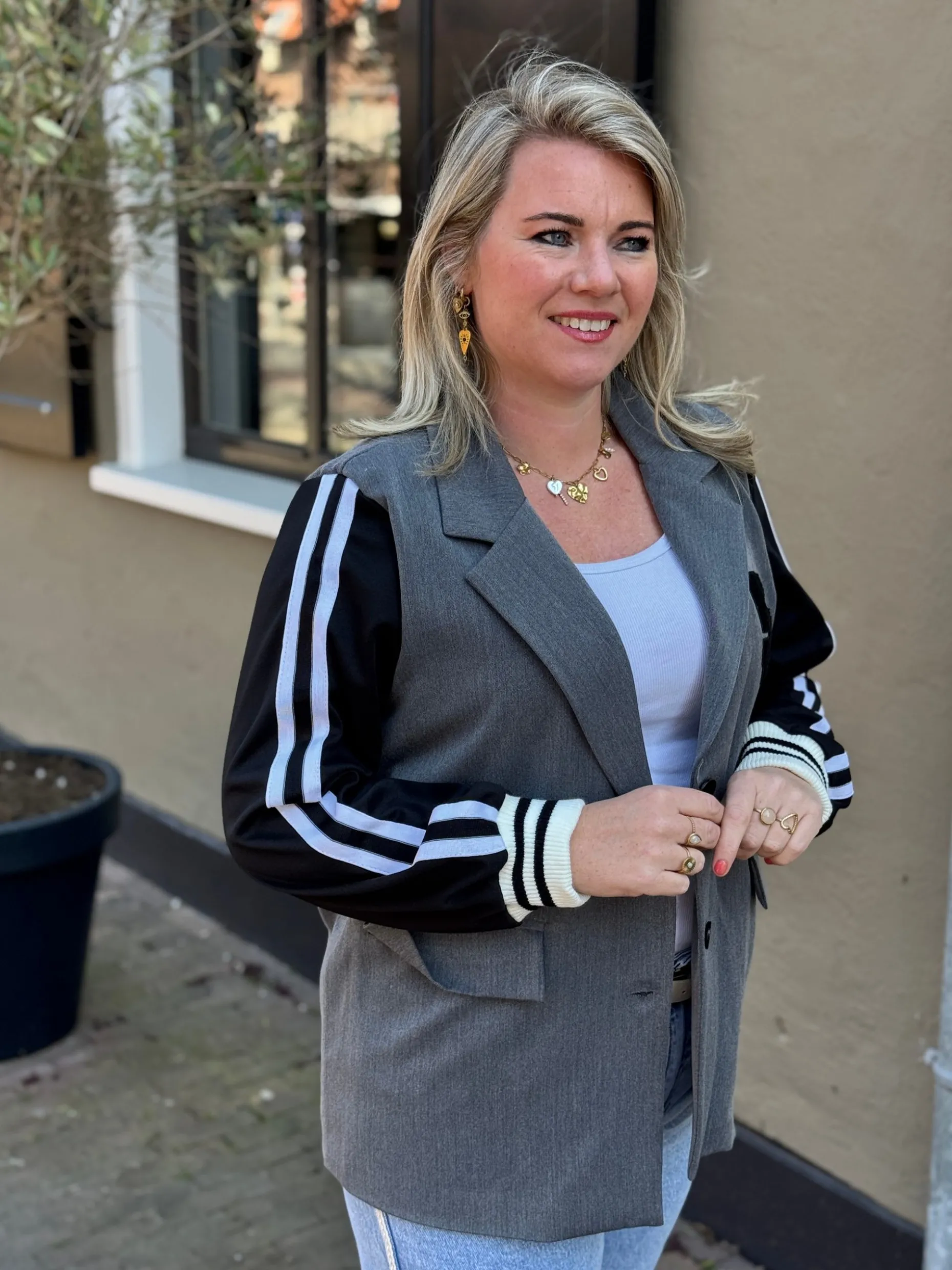 Blazer Caitlin grey
