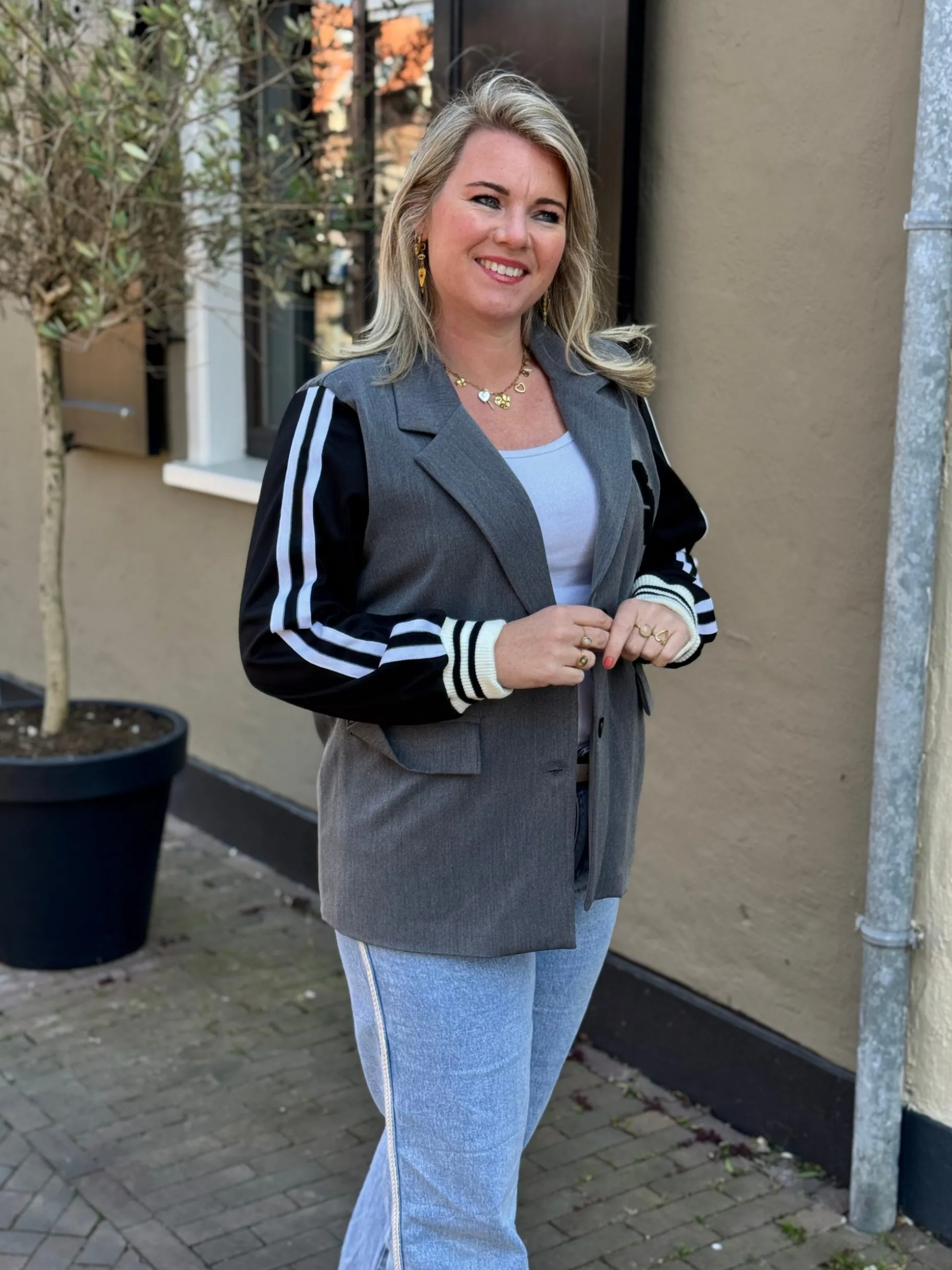 Blazer Caitlin grey