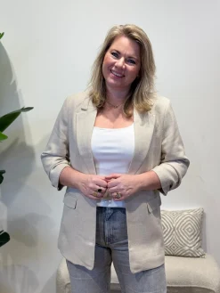 Blazer Elina oatmeal/melange