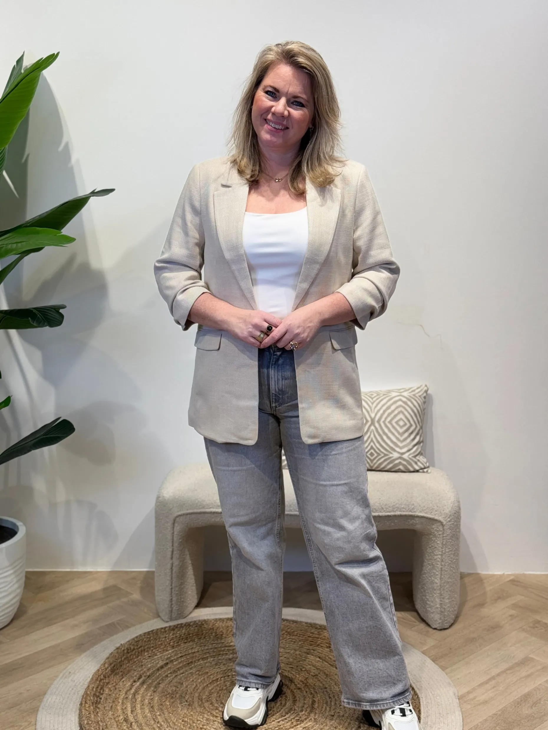 Blazer Elina oatmeal/melange