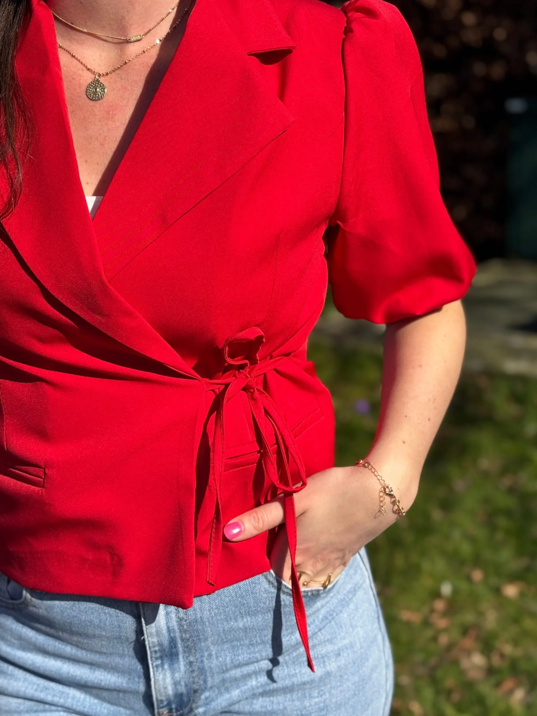 Blazer Lize rood