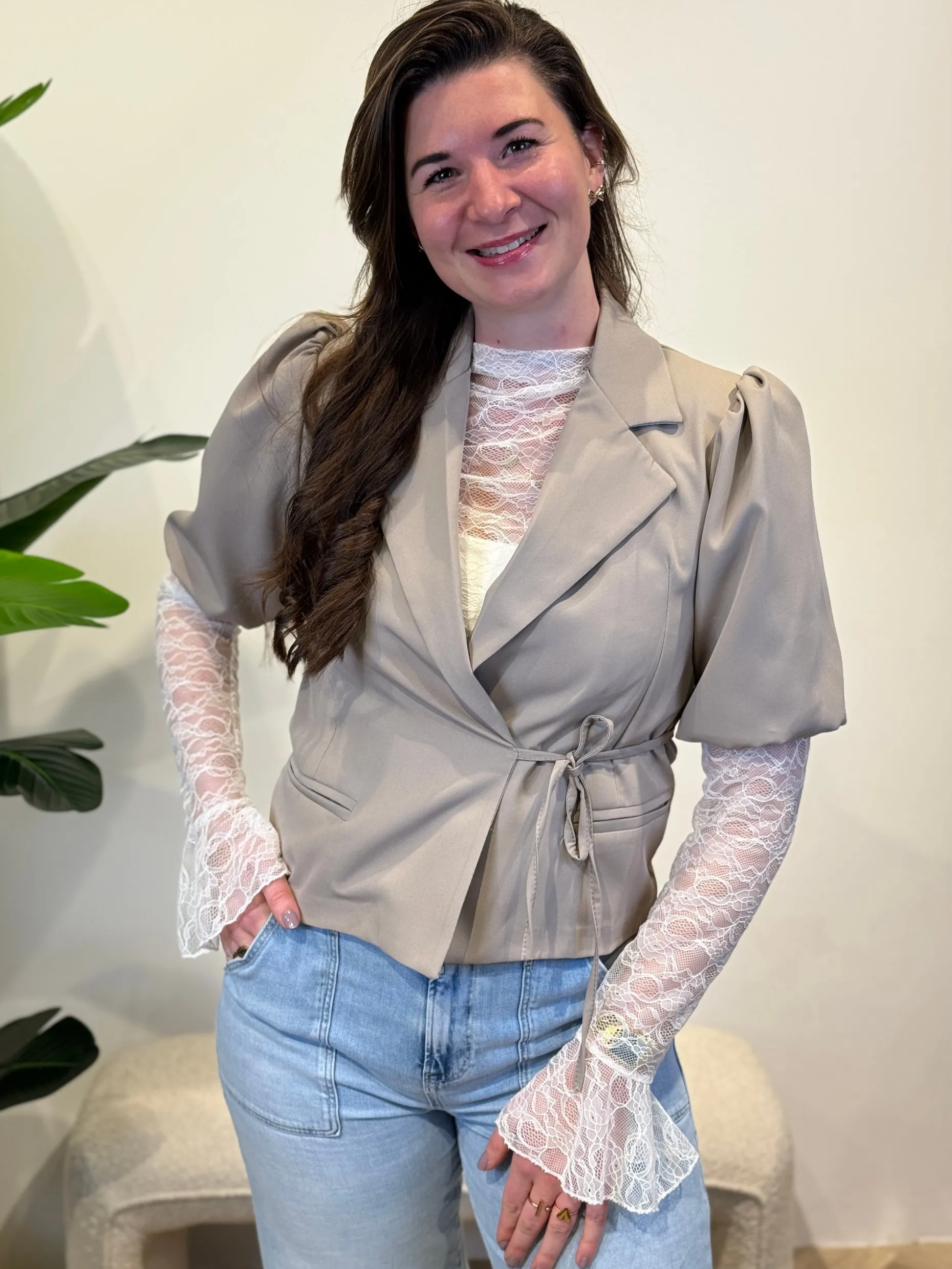 Blazer Lize taupe
