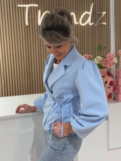 Blazer Megan lichtblauw