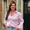 Blouse Bibi roze gestreept