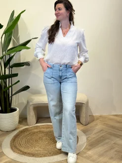 Blouse Celeste white