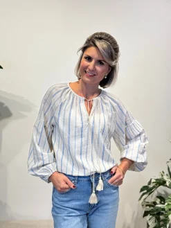 Blouse Gemmie blauw