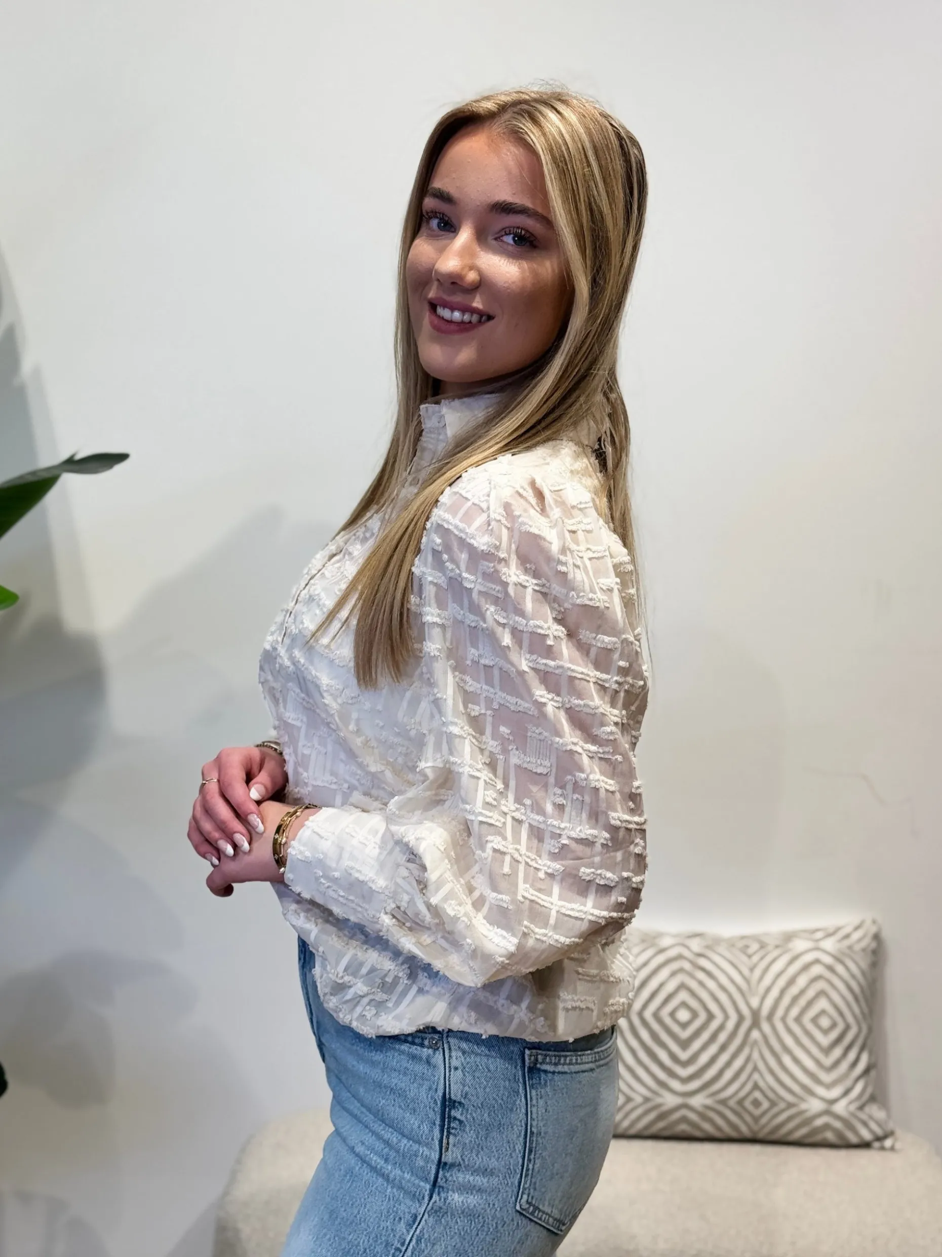 Blouse Jip roomwit