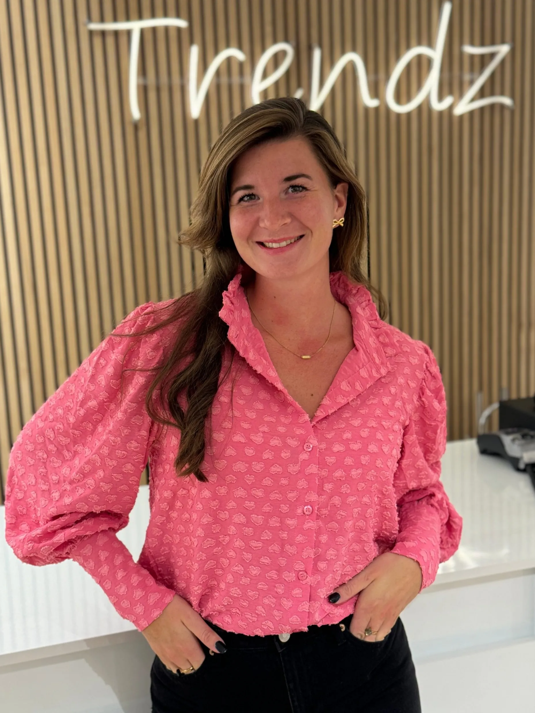 Blouse Lieve roze