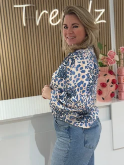 Blouse Maxime blauw