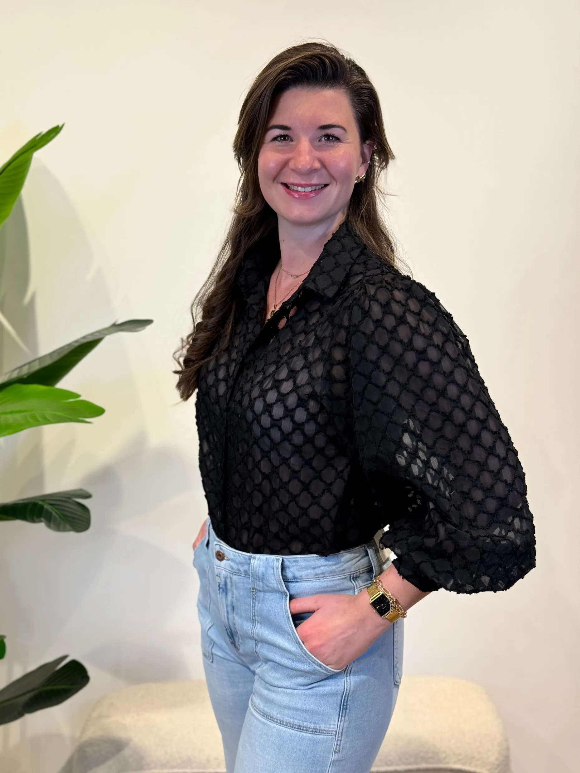Blouse Mireille zwart