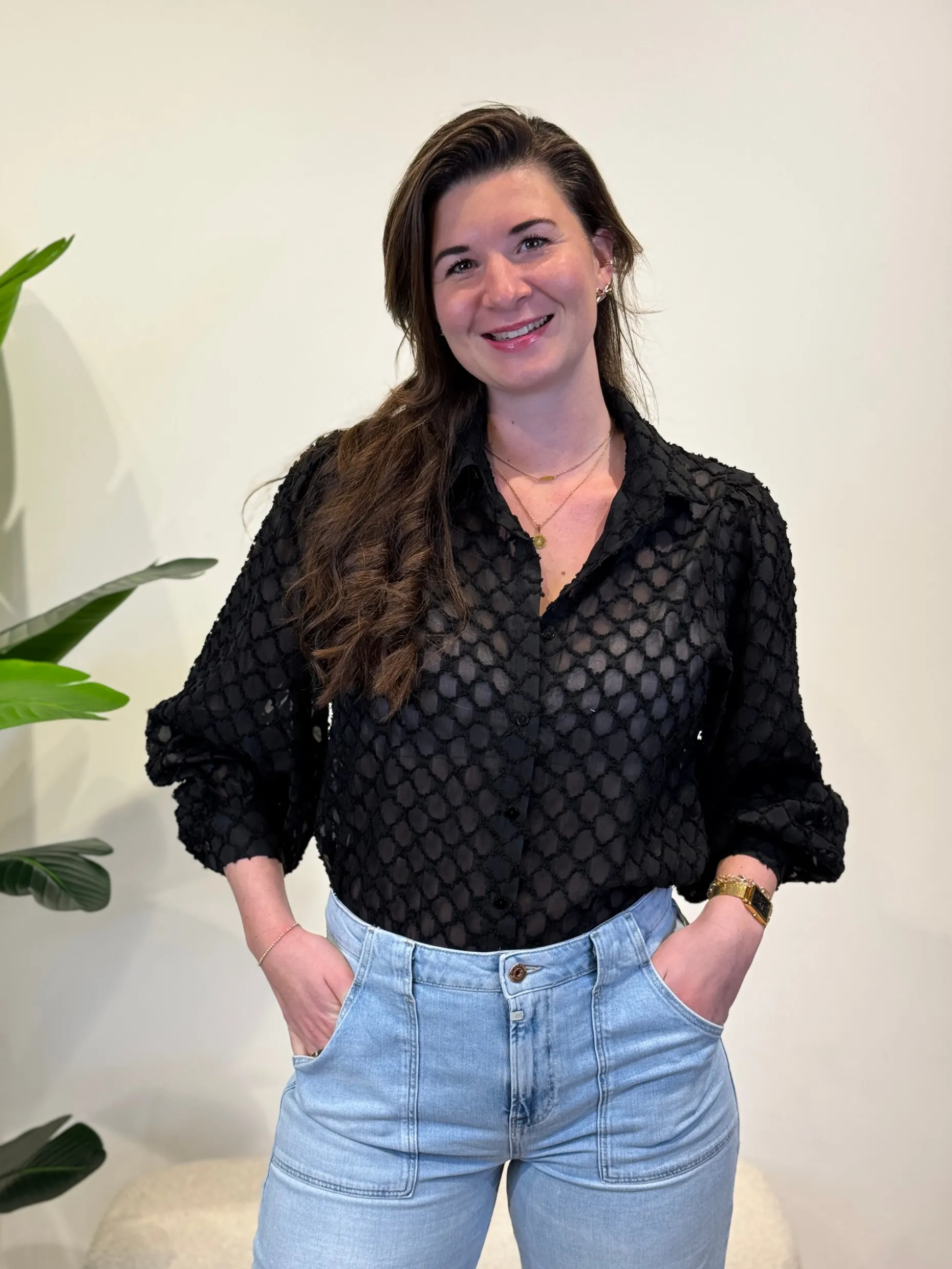 Blouse Mireille zwart