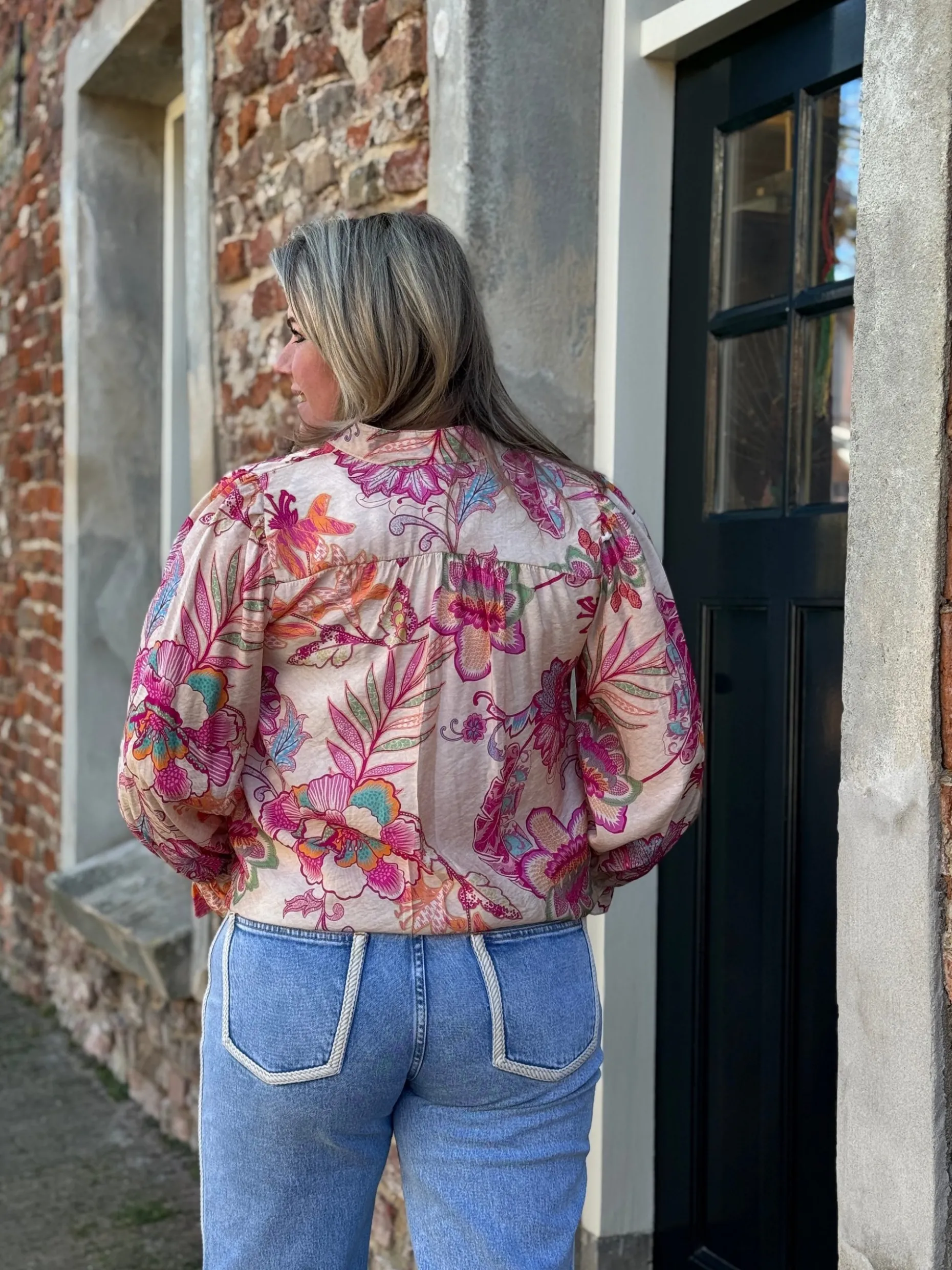 Blouse Quinty roze