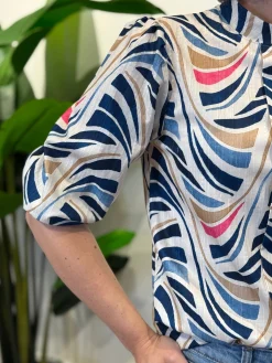 Blouse Rosalie blauw