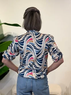 Blouse Rosalie blauw