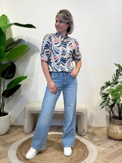 Blouse Rosalie blauw
