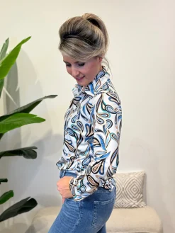 Blouse Senna blauw