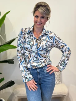 Blouse Senna blauw