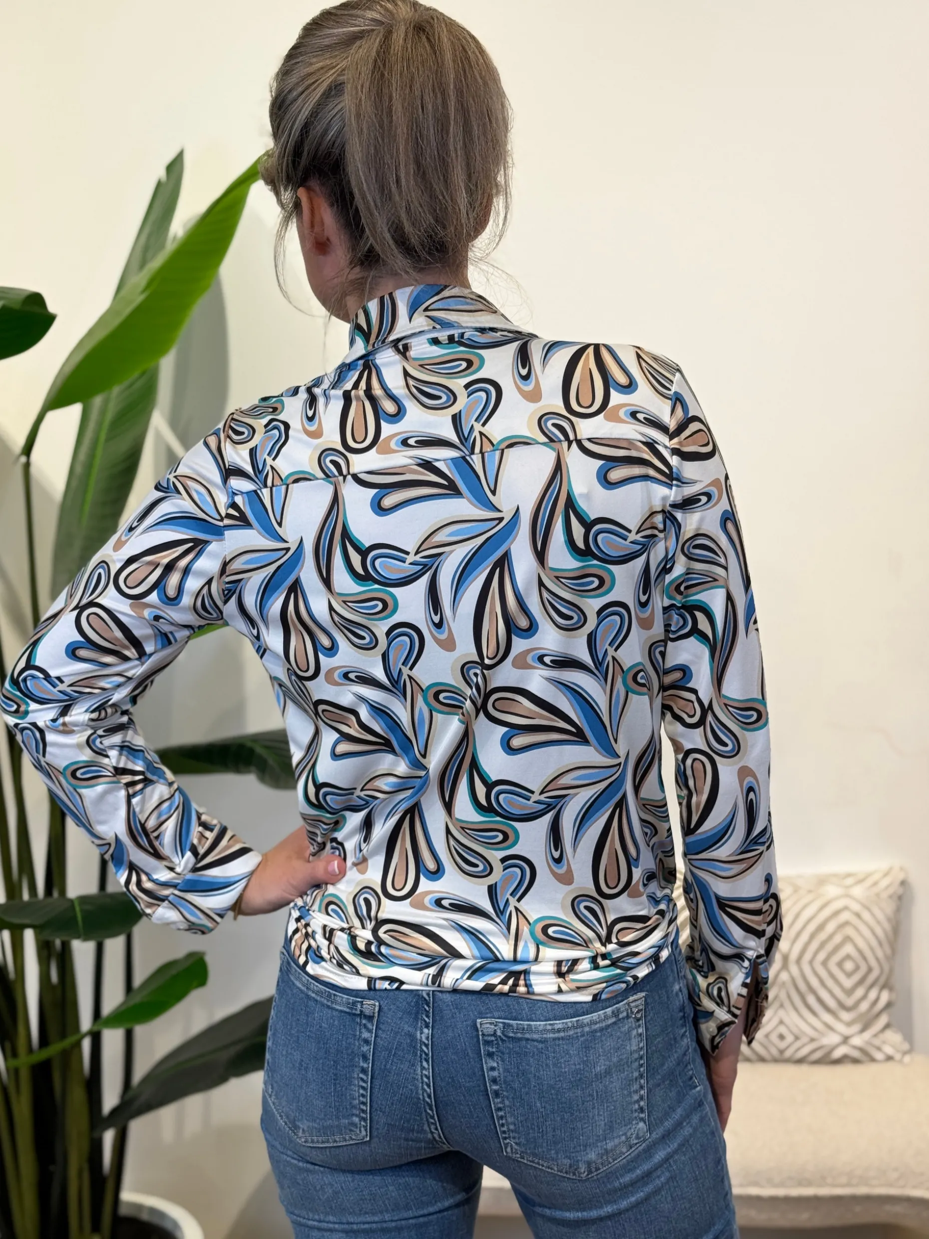 Blouse Senna blauw