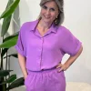 Blouse Tara paars