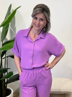 Blouse Tara paars
