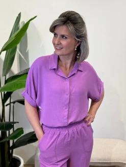 Blouse Tara paars