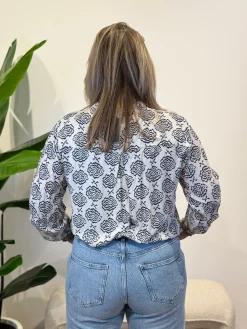 Blouse Yakandra blauw