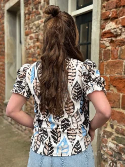 Blouse Yvon blauw