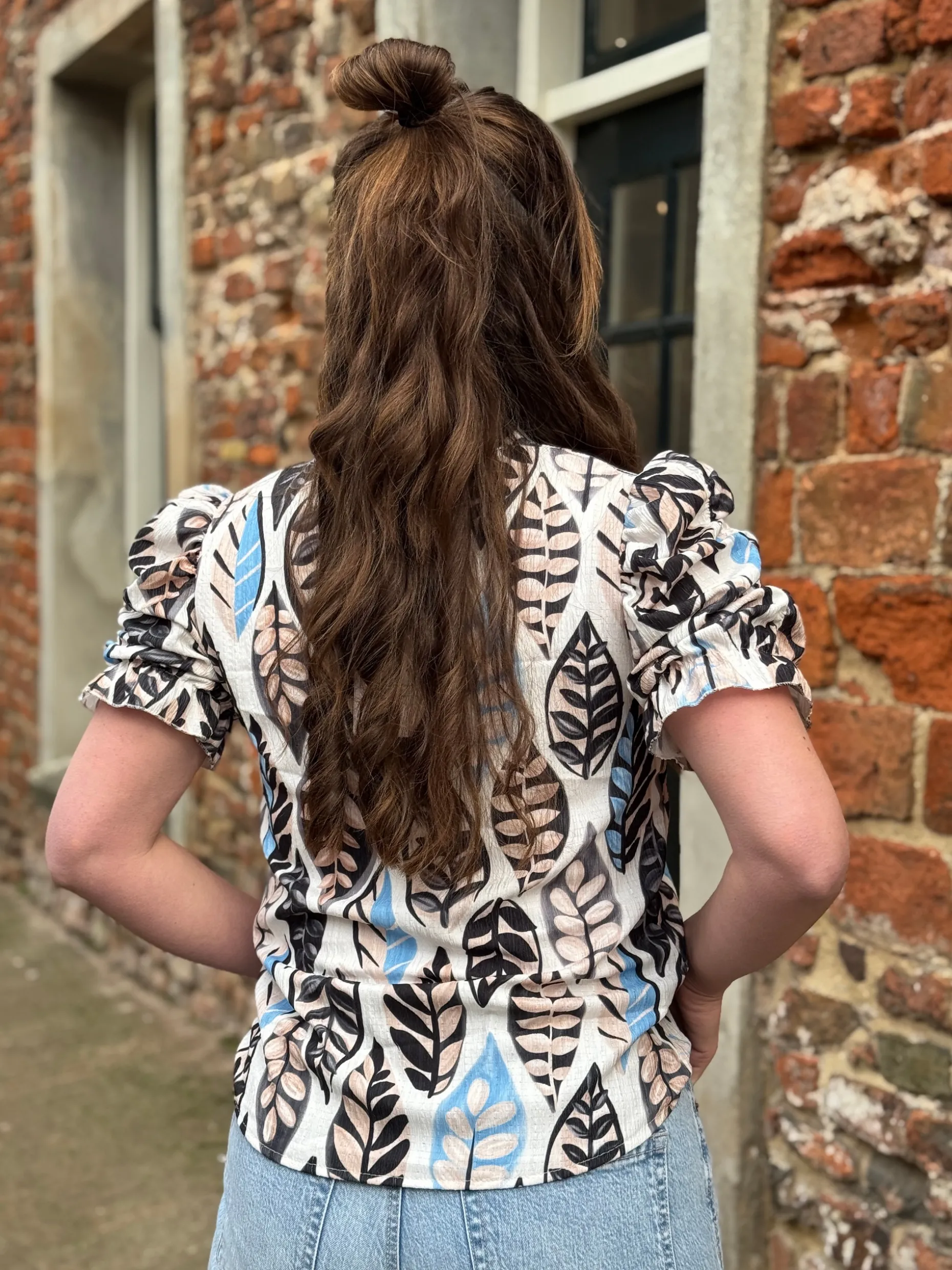 Blouse Yvon blauw