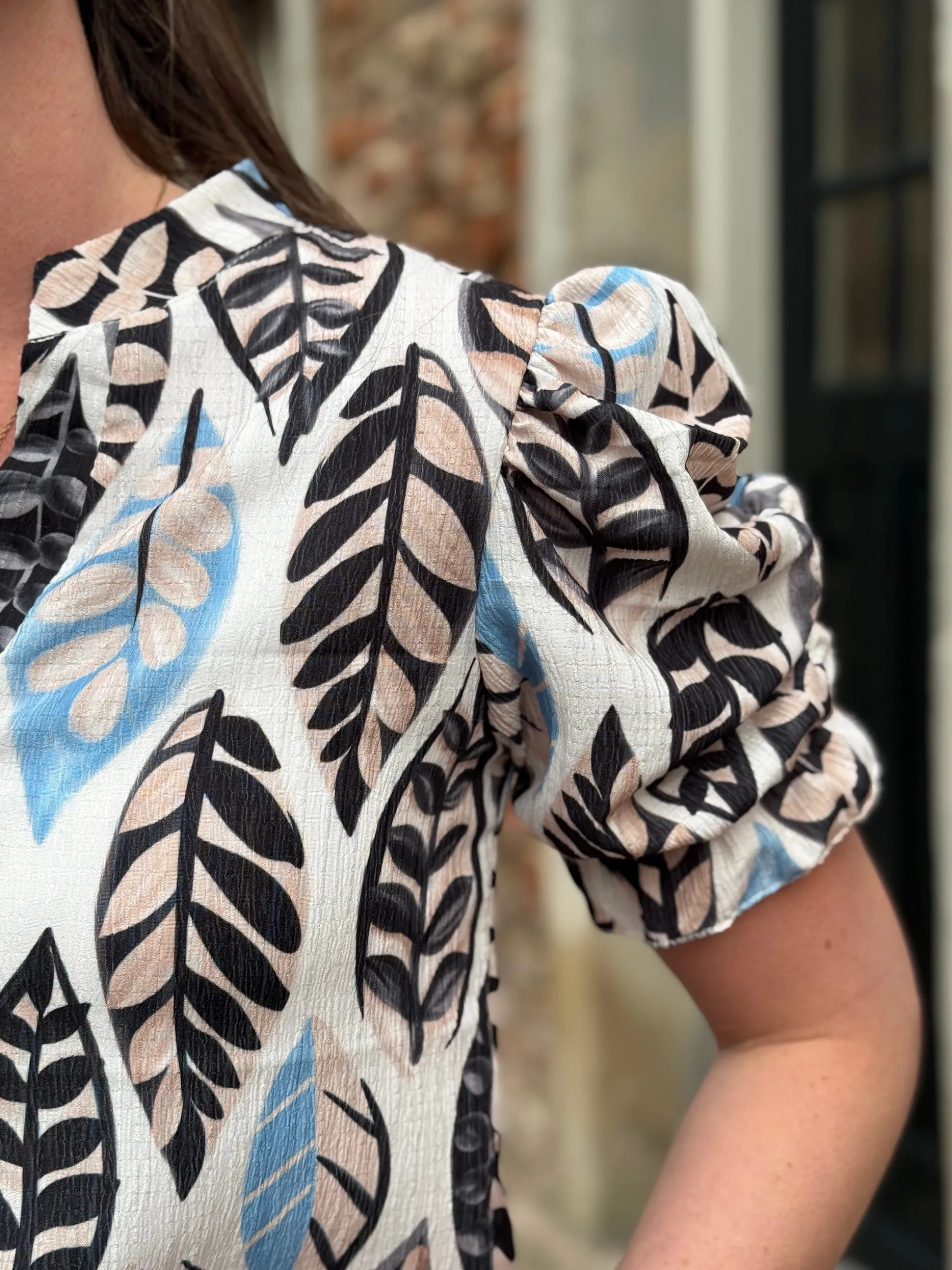 Blouse Yvon blauw