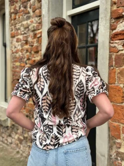 Blouse Yvon roze