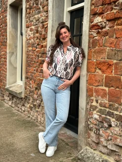 Blouse Yvon roze