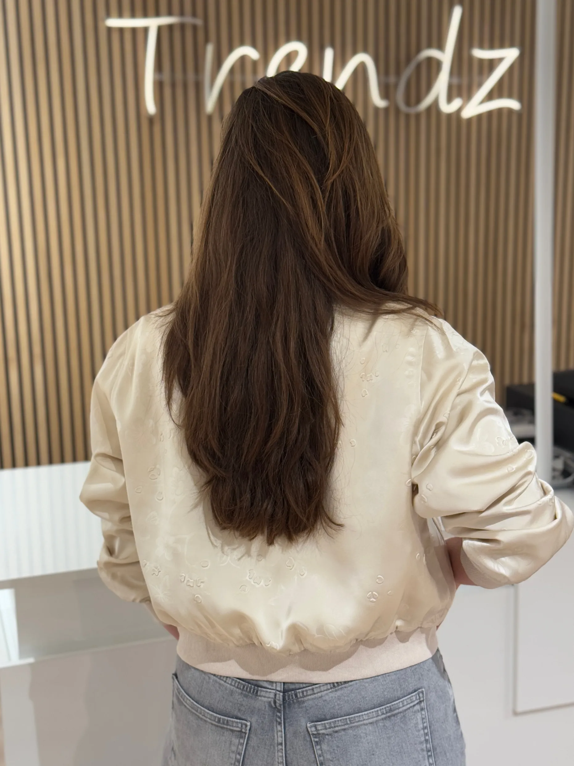 Bomber lente beige