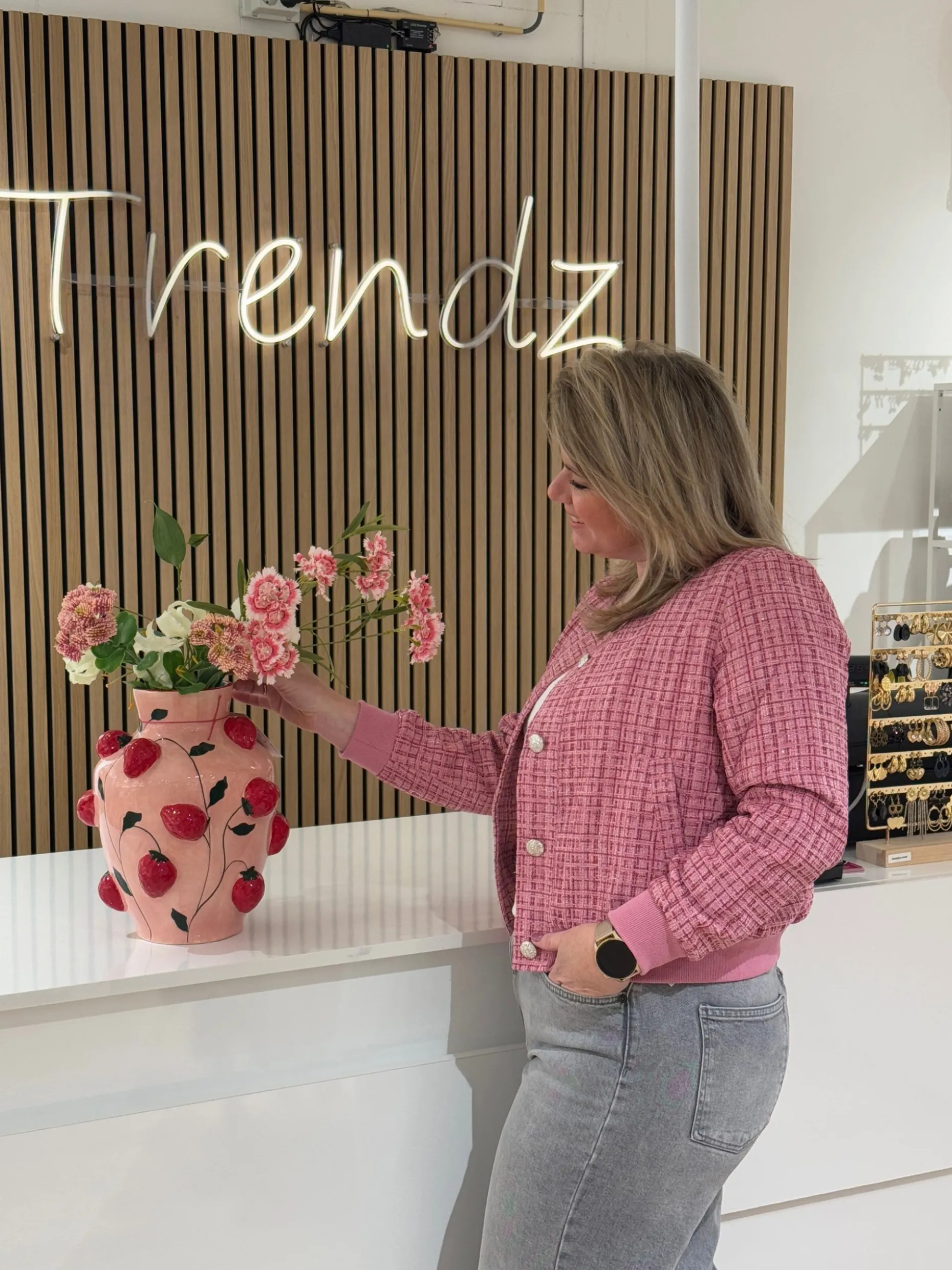 Bomber Nadia roze
