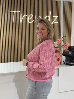 Bomber Nadia roze