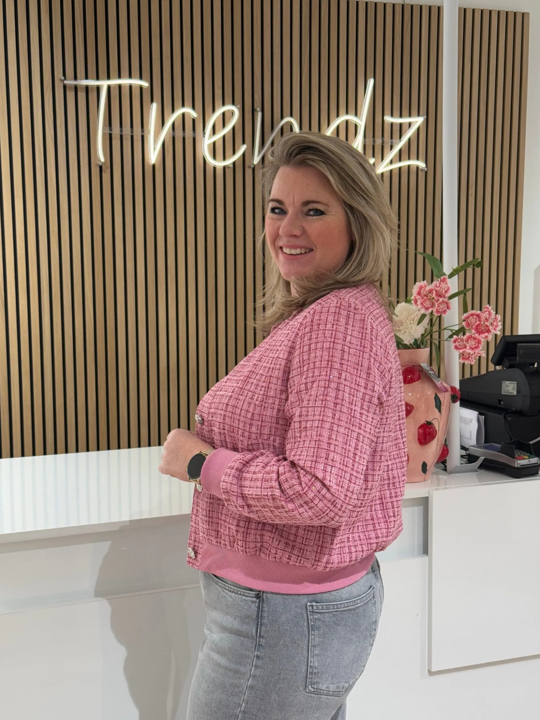 Bomber Nadia roze