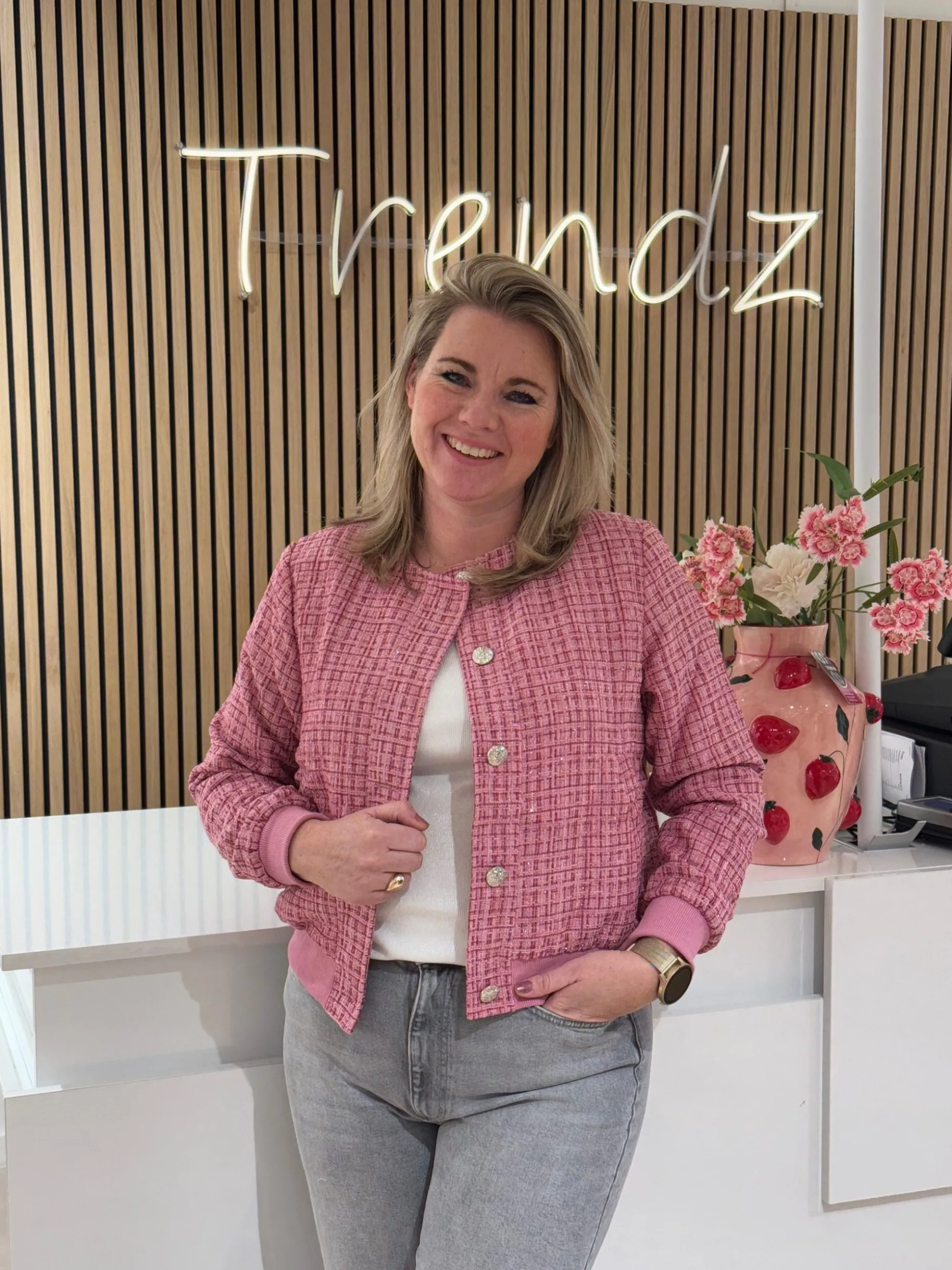 Bomber Nadia roze