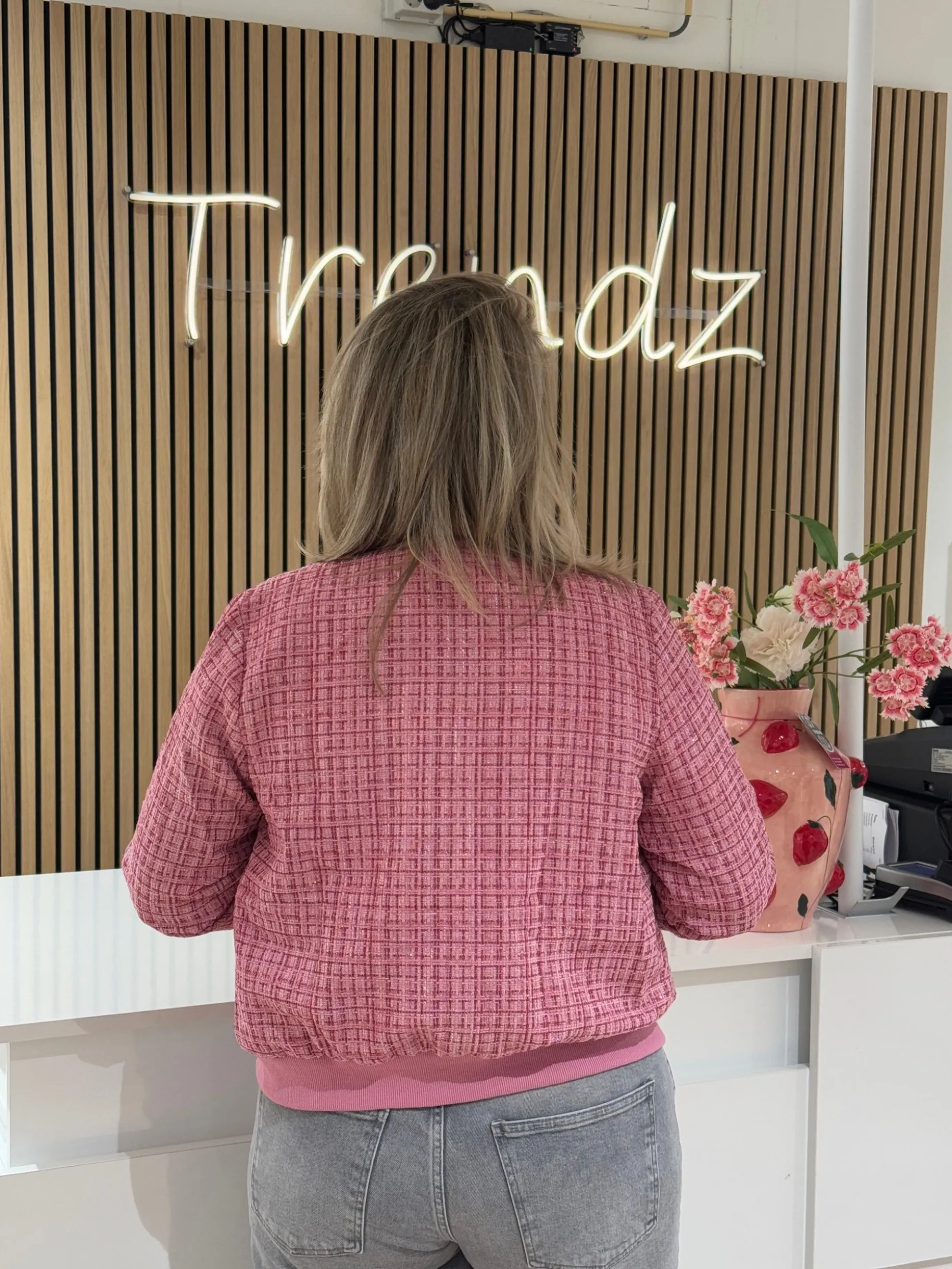 Bomber Nadia roze
