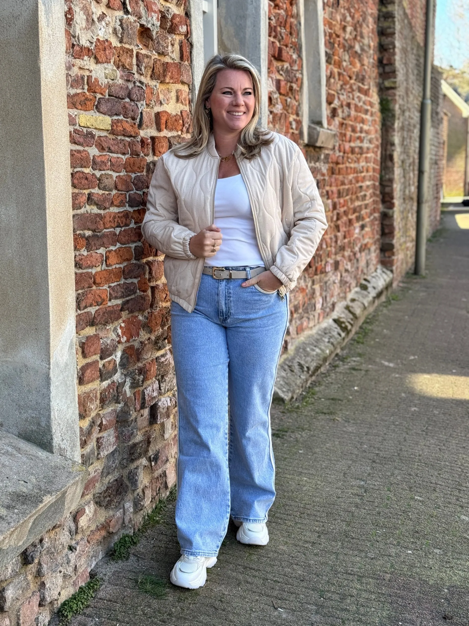 Bomberjasje Jolee beige