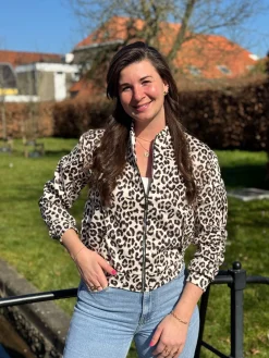 Bomberjasje Kate panterprint