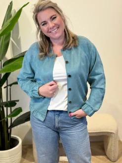 Bomberjasje Kate zeegroen