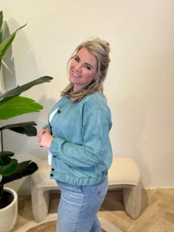 Bomberjasje Kate zeegroen