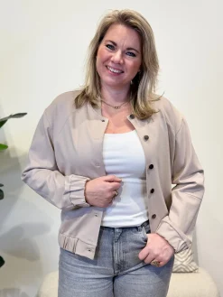 Bomberjasje Lena beige