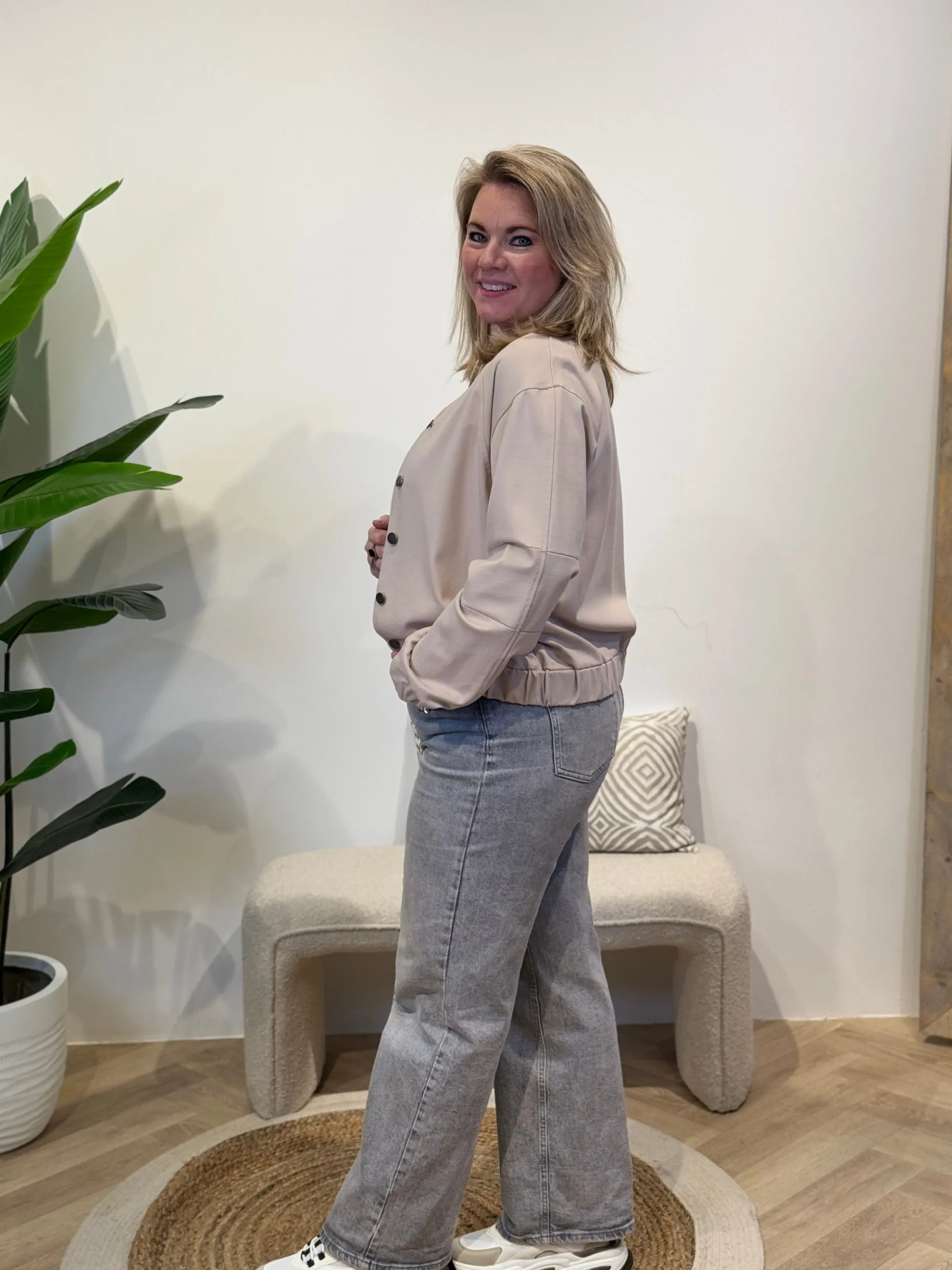 Bomberjasje Lena beige