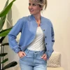 Bomberjasje Lena jeansblauw