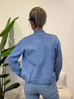 Bomberjasje Lena jeansblauw