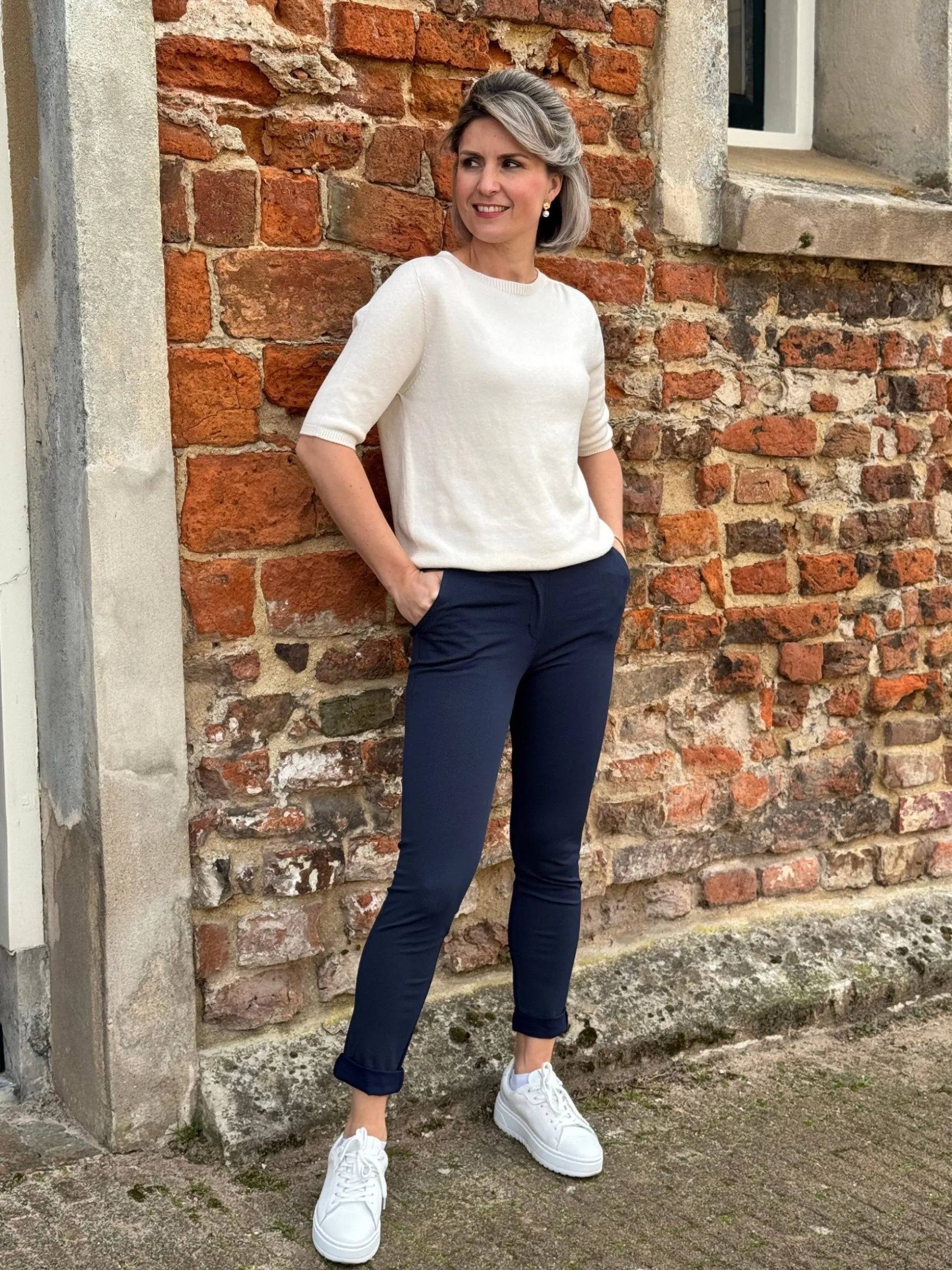 Broek Cindy donkerblauw