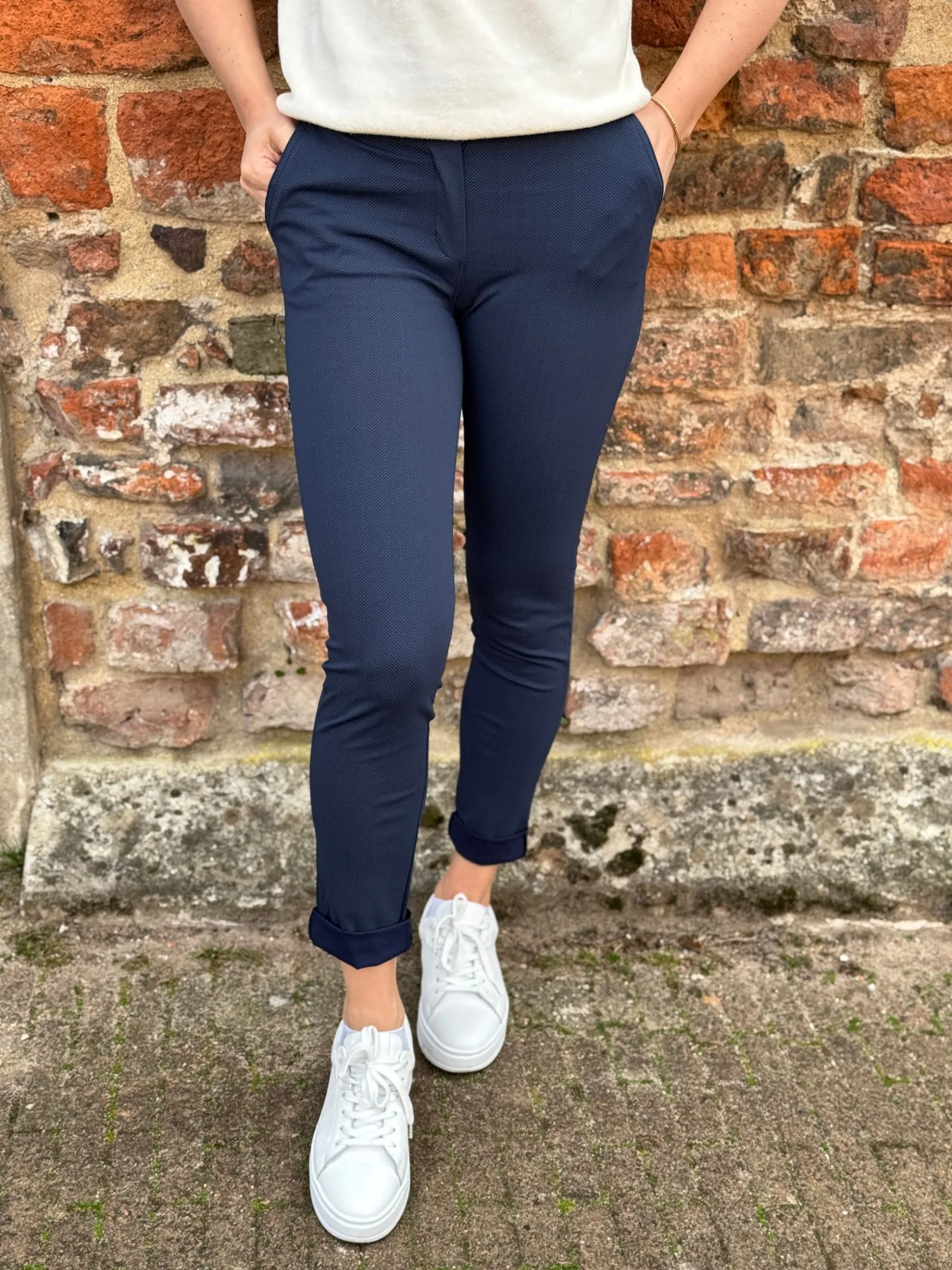 Broek Cindy donkerblauw