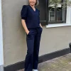 Broek Philou donkerblauw