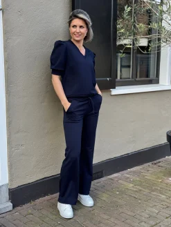 Broek Philou donkerblauw