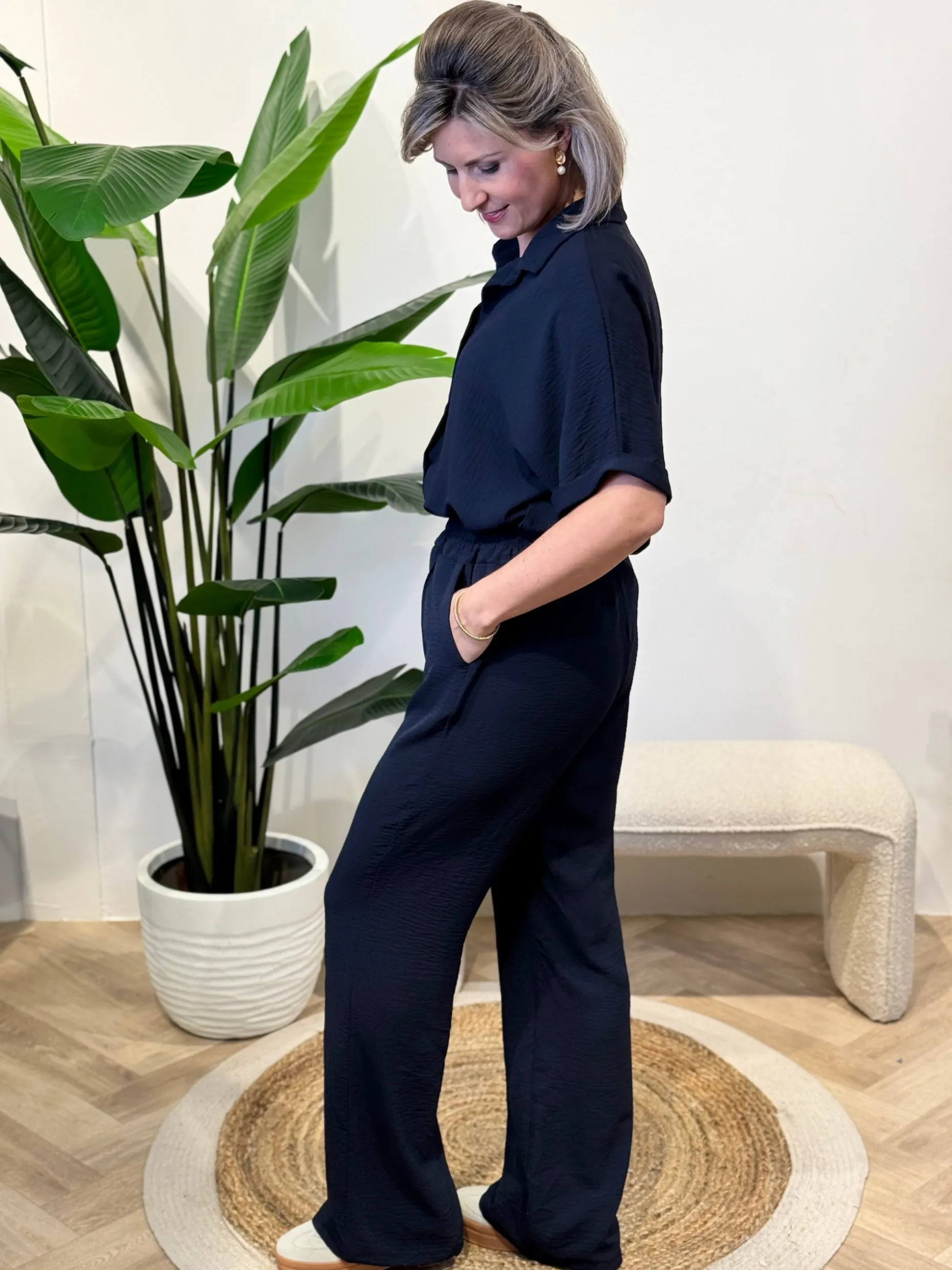 Broek Tara donkerblauw